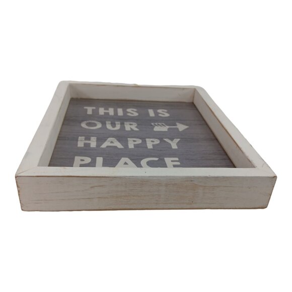 This Is Our Happy Place Wall Sign, Table Or Ledge Display-Home decor - Picture 4 of 8